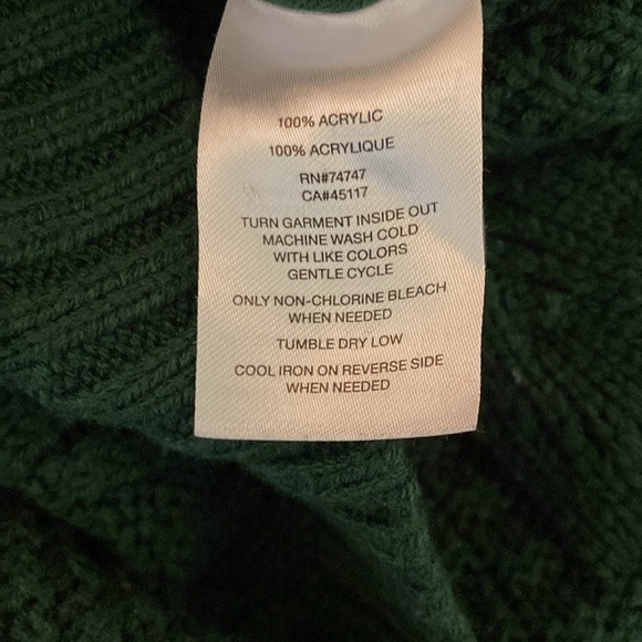 Natural Reflections M Green Sweater Beautiful Designs - Picture 3 of 9